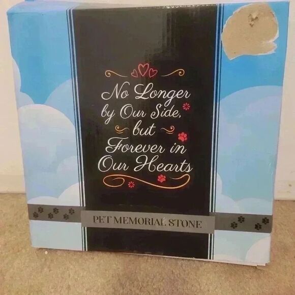 OBSI Pet memorial stone heart shape - Picture 2 of 6